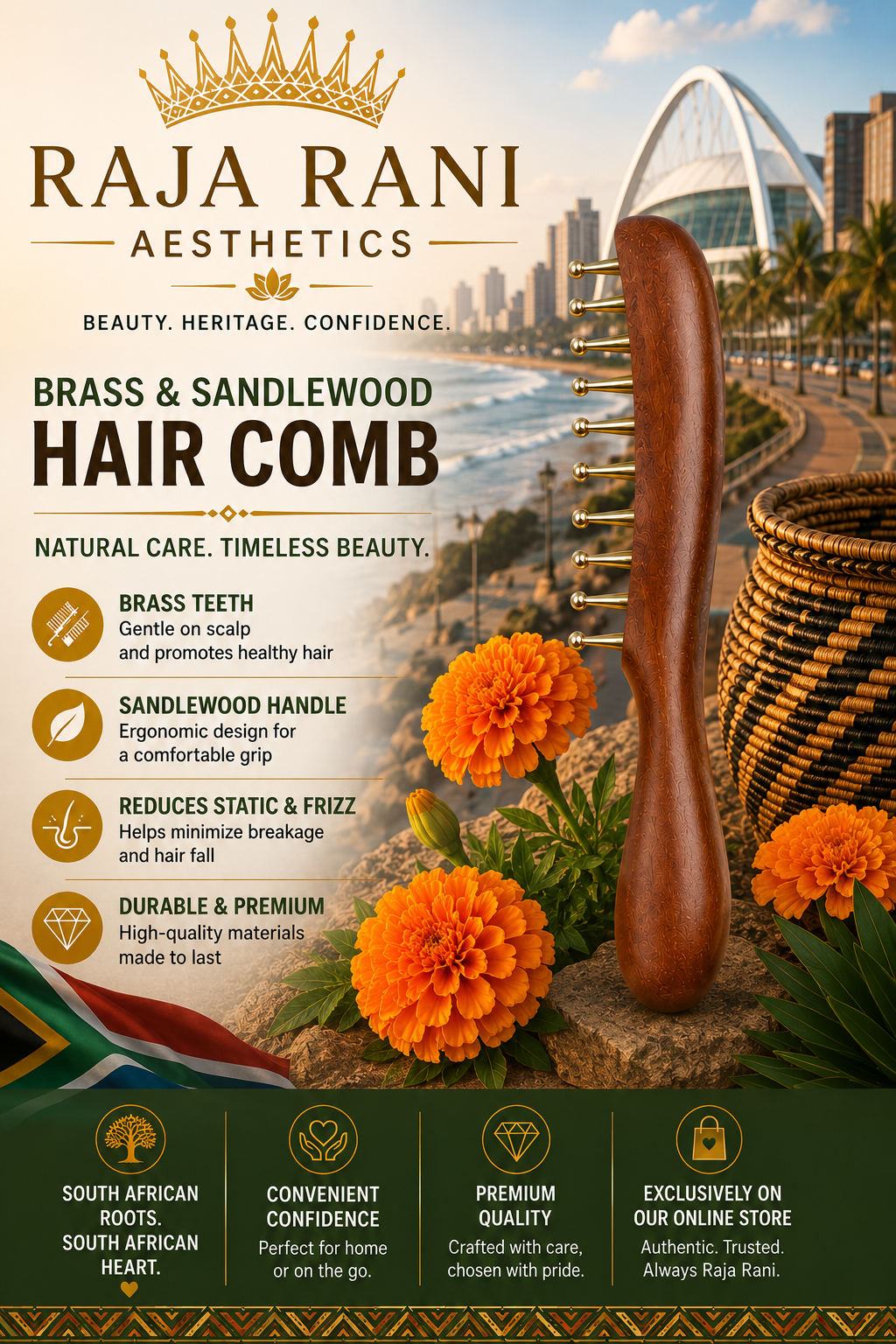 Brass Crown Comb™