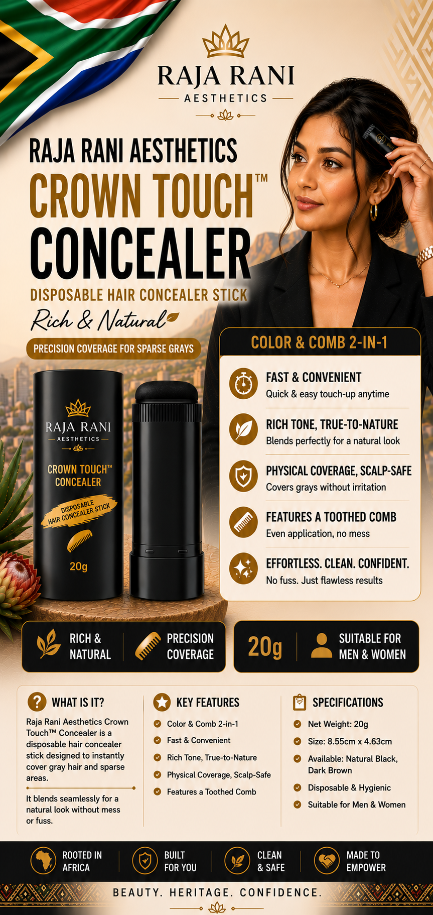 Raja Rani Aesthetics Crown Touch™ Concealer