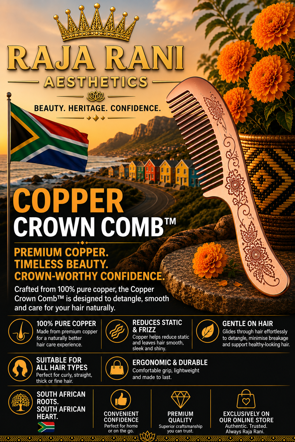 Copper Crown Comb™